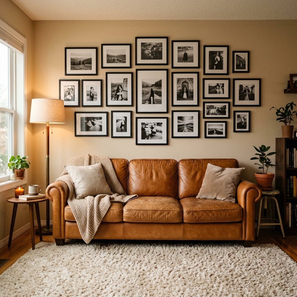 Athens Leather Sofa